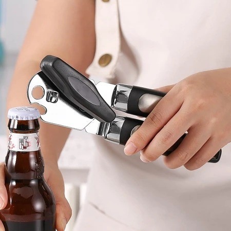 Abridor De Latas E Garrafas Aço Inox Profissional