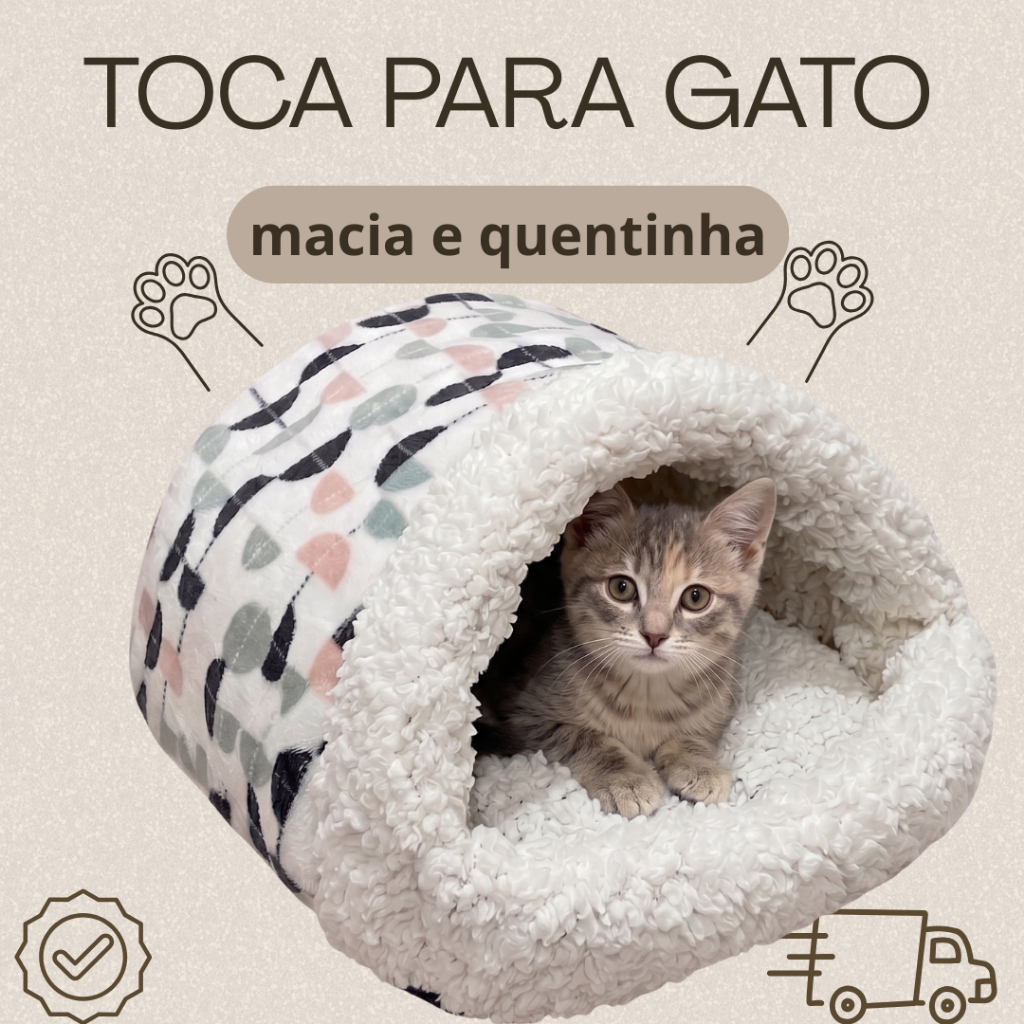 Caminha para Gatos Toca Para Gato Dormir Saco de D