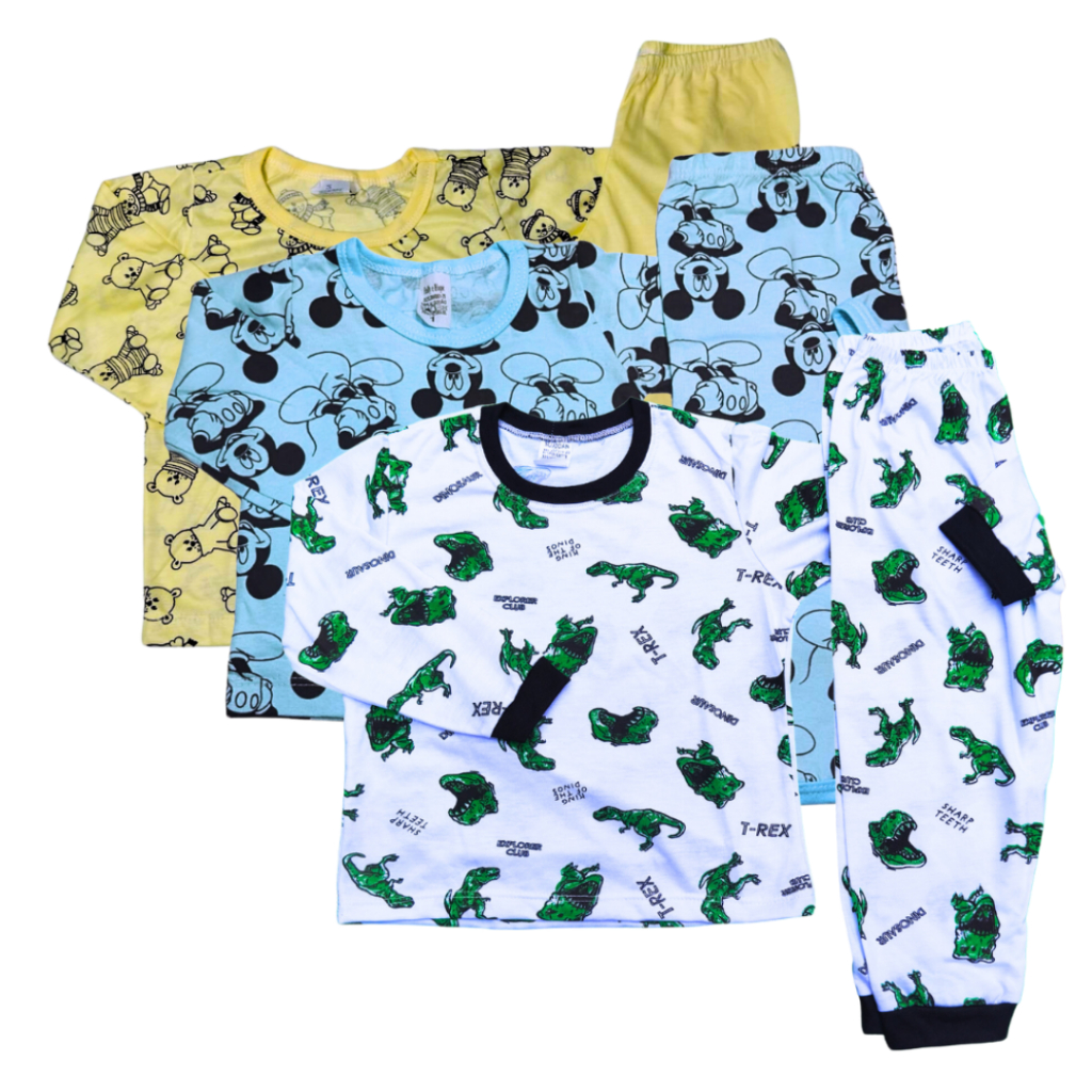 Roupa de Dormir Lindos Pijamas Infantil MENINOS d