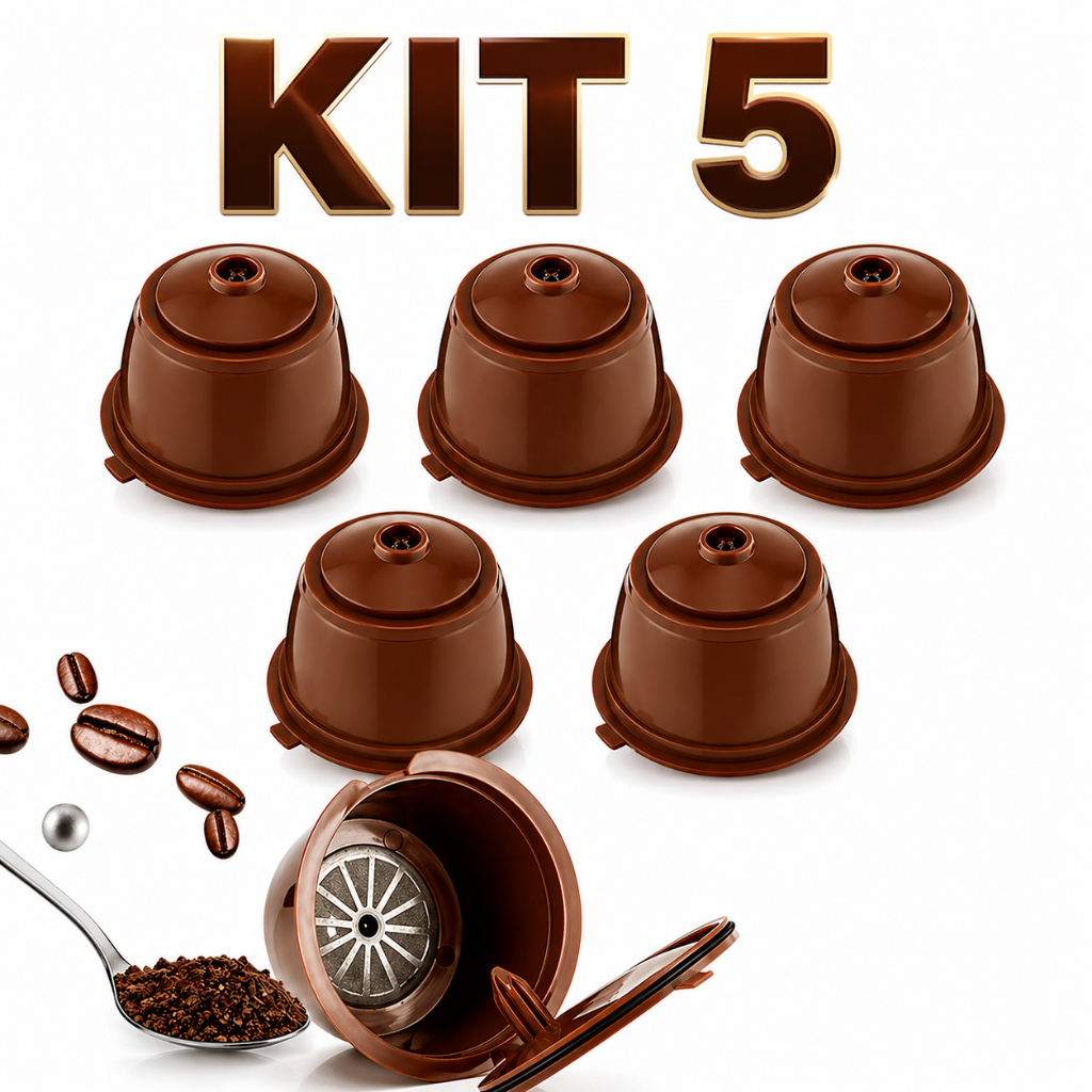 Capsula Dolce Gusto Reutiliavel Café Chá Cappuci