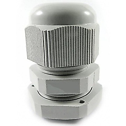 Kit 50 Peças – Prensa Cabo Nylon Pg9 Cinza 