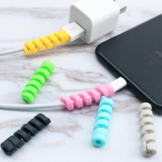 1x Protetor De Cabo Usb Celular Tablet Carregador 