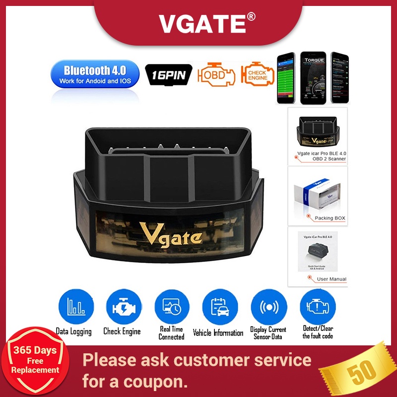Vgate iCar  Pro 4.0 OBD2 Car Diagnóstico Scanner 