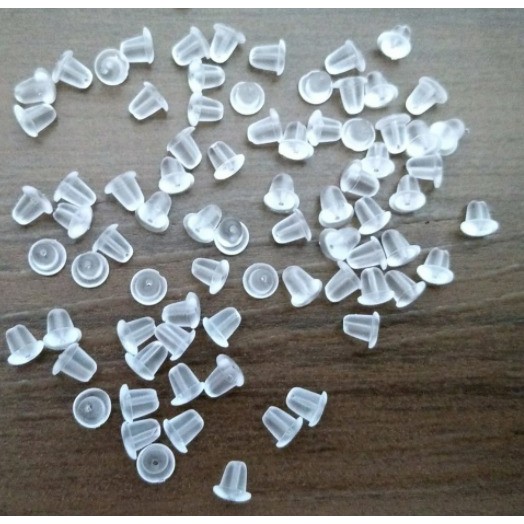 100aprox.Tarracha silicone para brinco