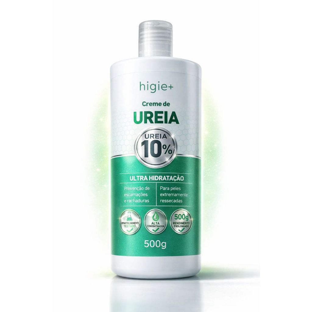 Creme de Ureia 10% Higie+ 500g Hidratação Profun