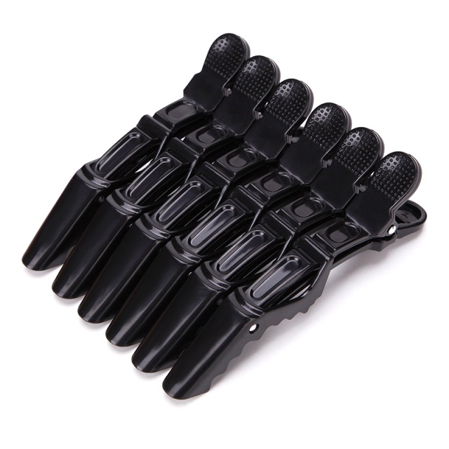 Kit Clips Presilhas Crocodilo Para Cabelos Com 6  