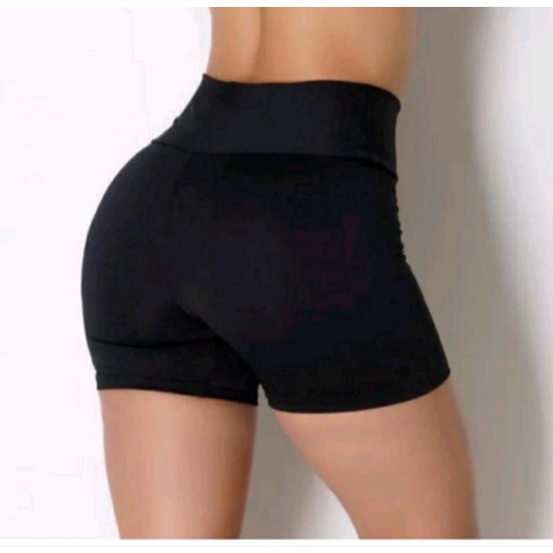 1 shorts curto  academia tecido suplex