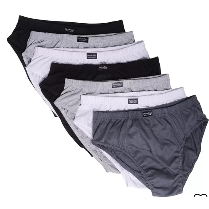 Kit 5,7 ou 10 Cueca Adulto Básica modelo tradicio