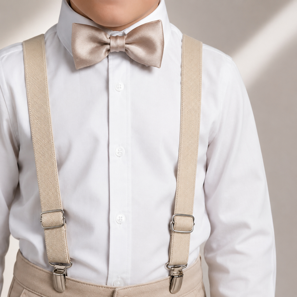 Kit Gravata e Suspensório Infantil Masculino Ajus