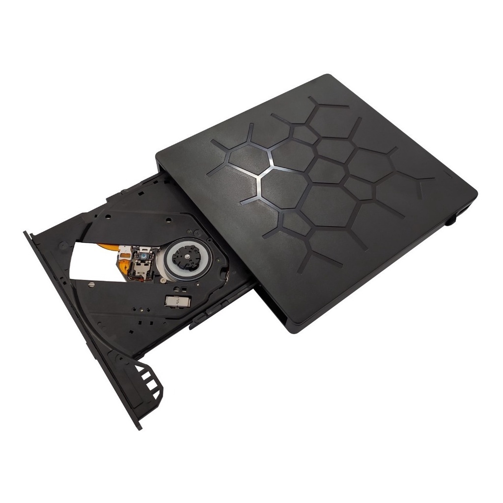 Gravador E Leitor Dvd/cd Externo Slim Entrada Usb 