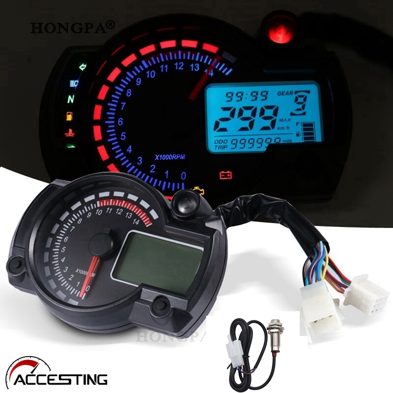 KOSO 7 Cores Velocímetro De Motocicleta 7 Cores O