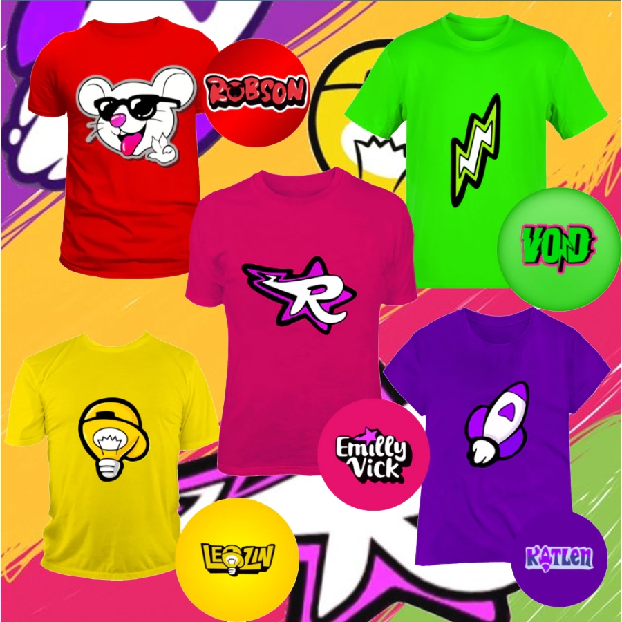 Camiseta Os Rosas Novos Elementos do Infatil ao GG