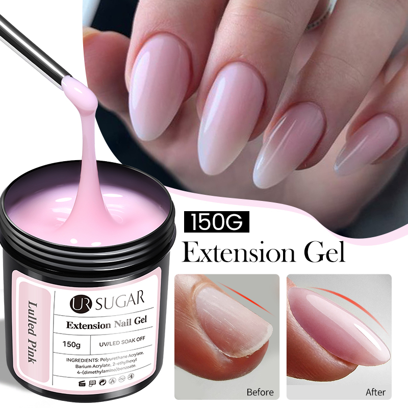 UR SUGAR 150g Gel De Extensão De Unhas Lácteo Nu