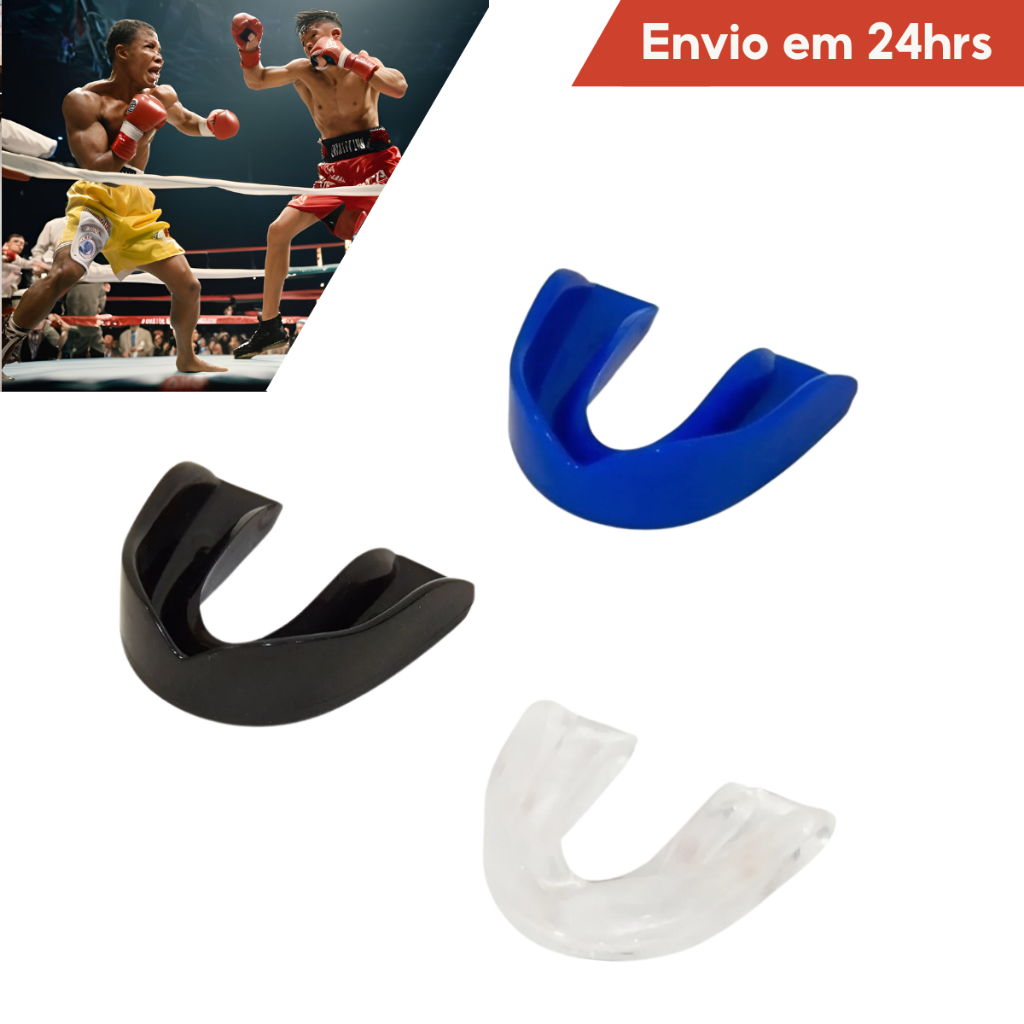 Protetor Bucal Simples Para Lutas Boxe Mma Jiu-jit