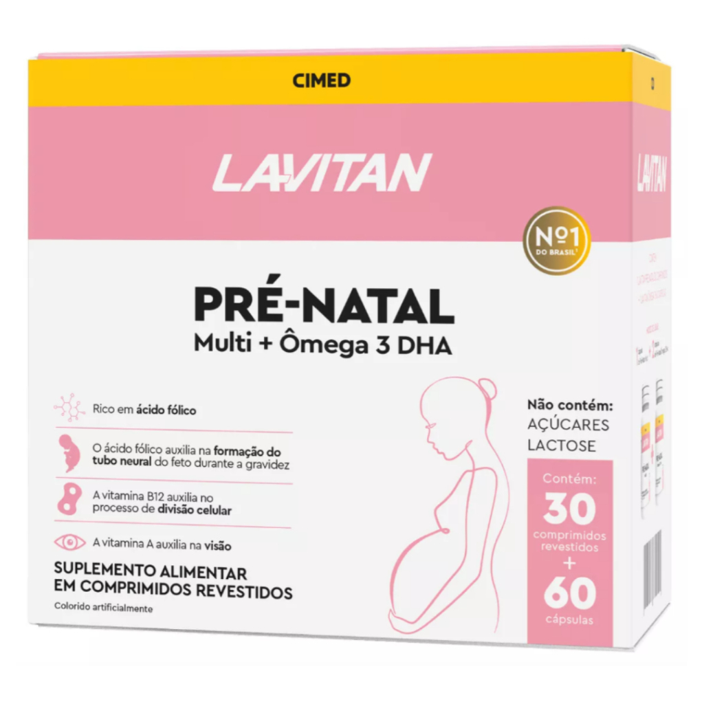 Lavitan Pré-natal Multivitamínico + Ômega 3 