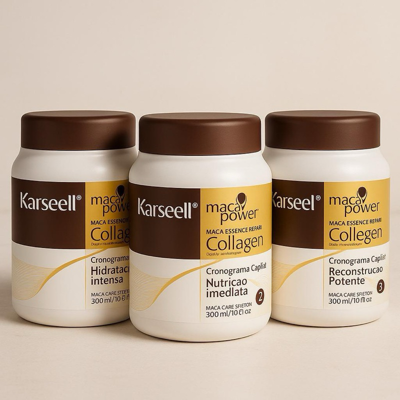 kit Cronograma Capilar Poderoso Karseell