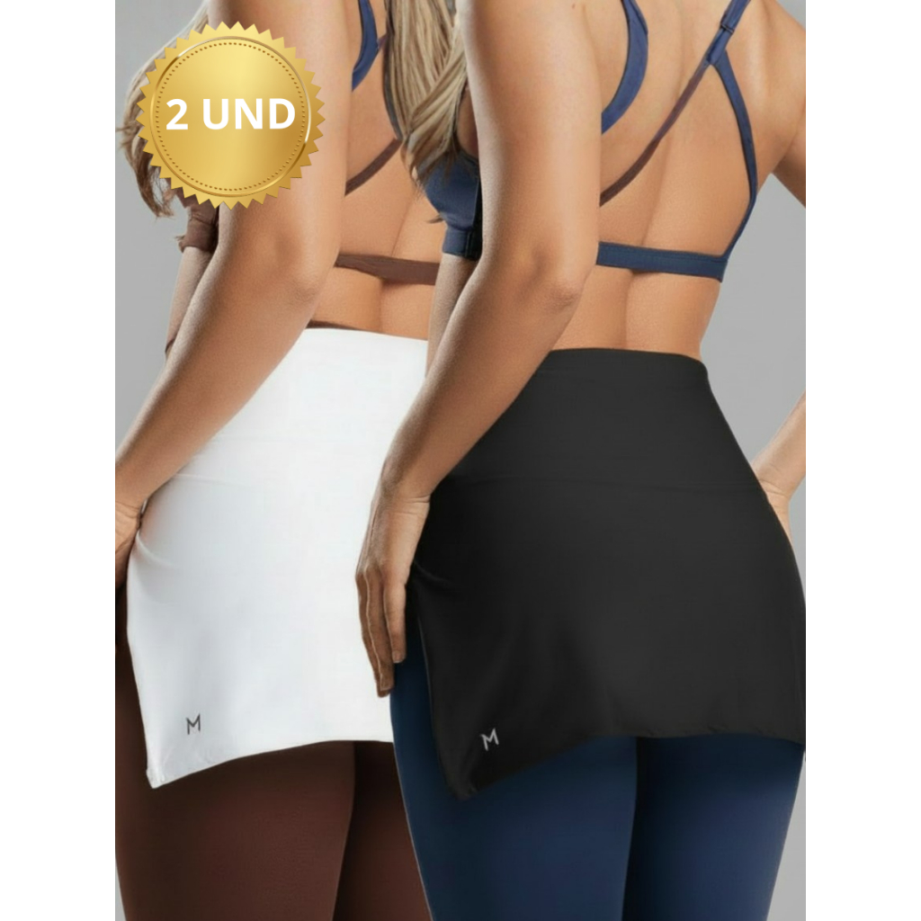Kit 2 Tapa Bumbum Feminino Dupla Camada Com Faixa 