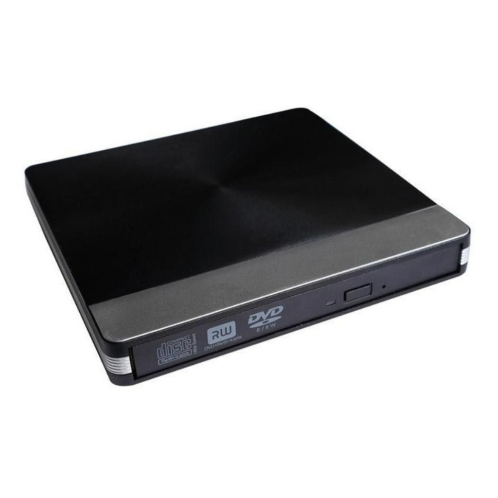 Drive Externo CD DVD Tomate MTM-1025 Gravador e Le