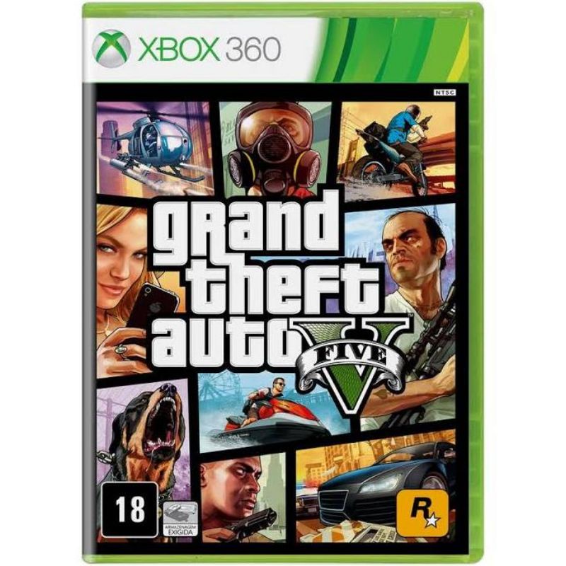 GTA 5 Xbox 360 Legendado em Português 2 discos (L
