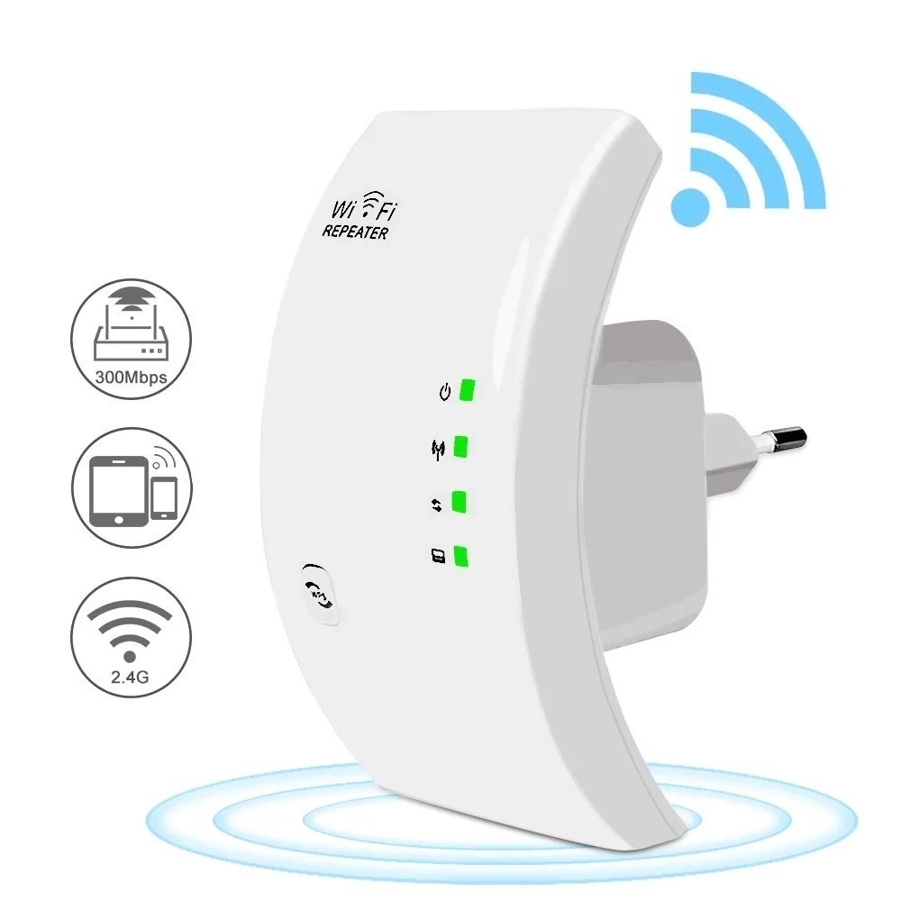 Repetidor Wireless Amplificador De Sinal Wifi 300/