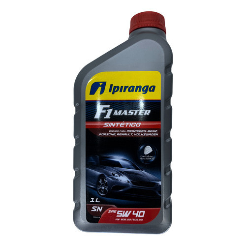 1 Litro Óleo Para Motor Ipiranga F1 Master Sinté