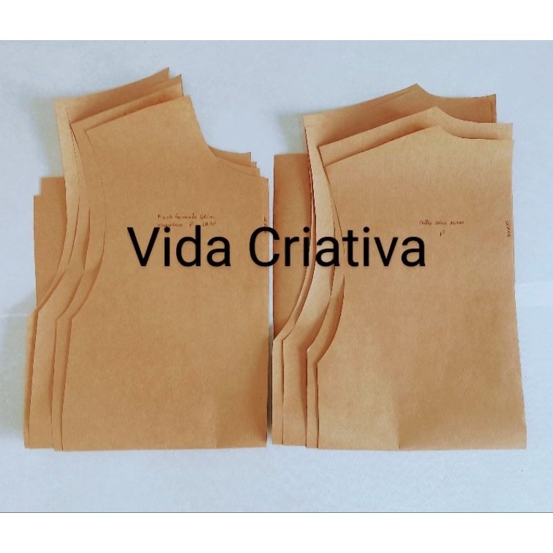 Molde Pijama Verão Unissex Infantil Camiseta e Sh