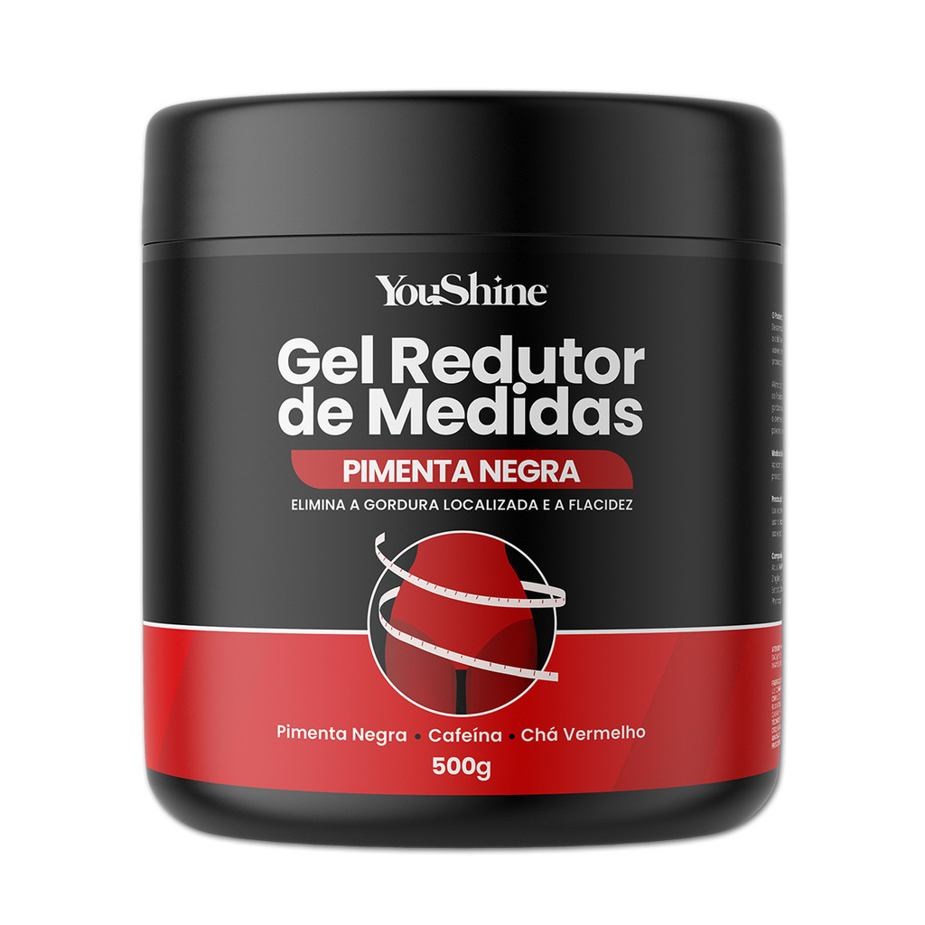 Gel Redutor de Medidas Pimenta Negra YouShine 500g