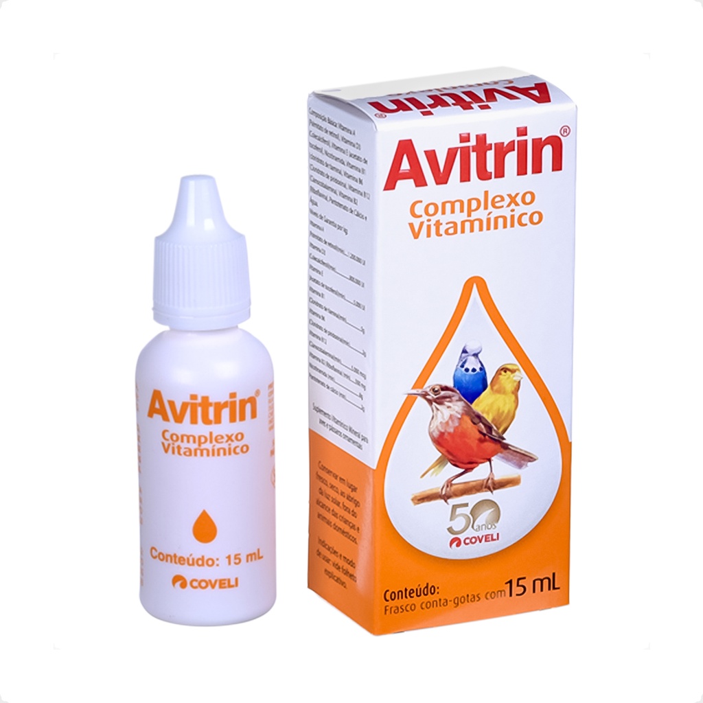 Avitrin Polivitamínico Coveli para Pássaros R