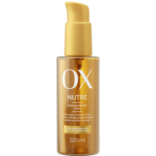Óleo Nutritivo 3 Em 1 Ox Nutre 120ml Reparador De