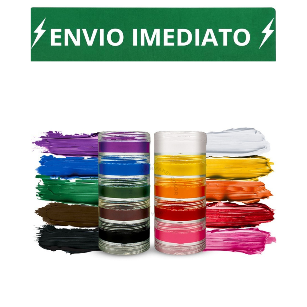 Tinta 10 Cores Colormake Cremosa Maquiagem Artíst