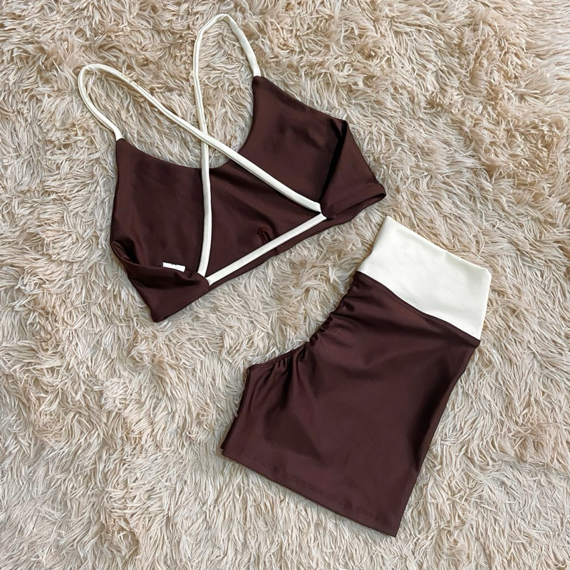 conjunto de short empina bumbum feminino top costa