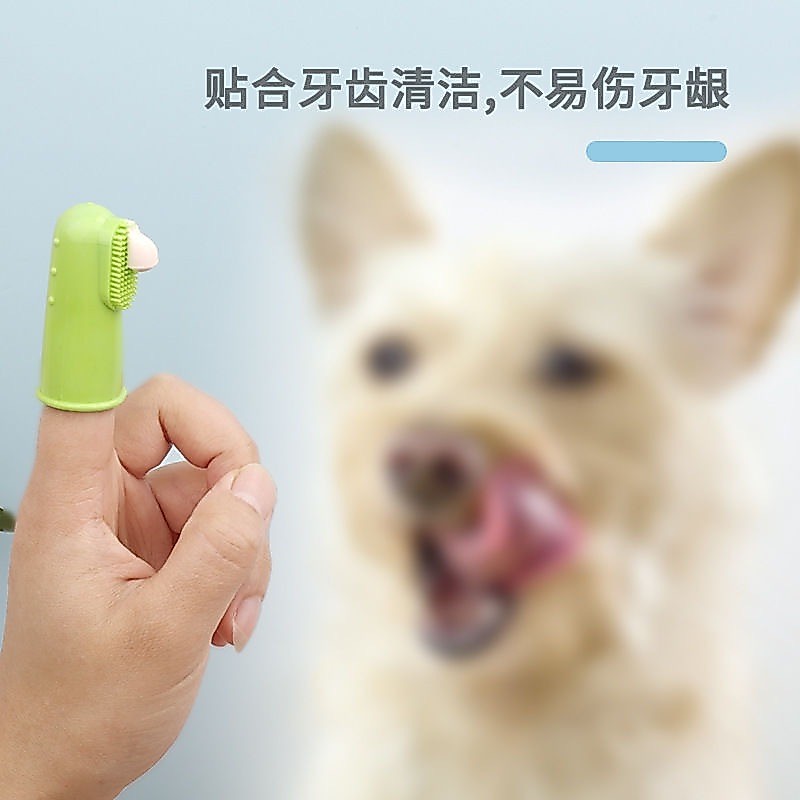 Escova de dente pet silicone limpeza de dentes ult