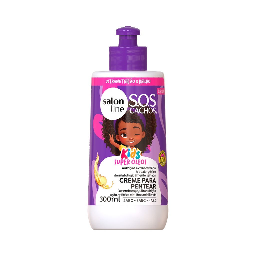 Creme Para Pentear SOS Cachos Kids Nutrição em A