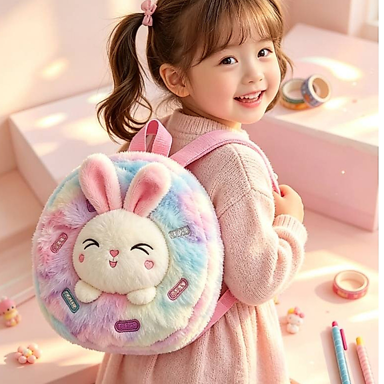 Mochilinha / Bolsa Infantil De Pelúcia / Fofa / D