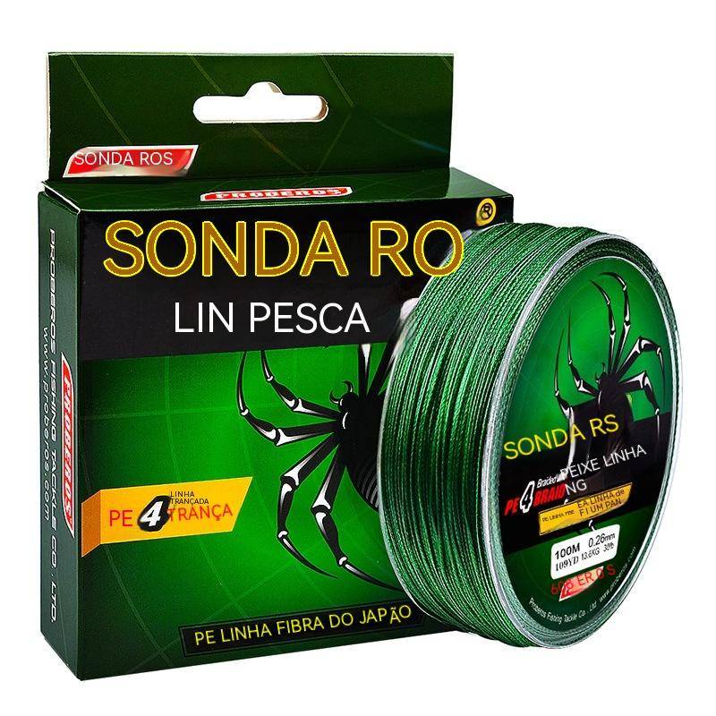 4X Linha De Pesca Trançada , 100M , 6LB-50LB