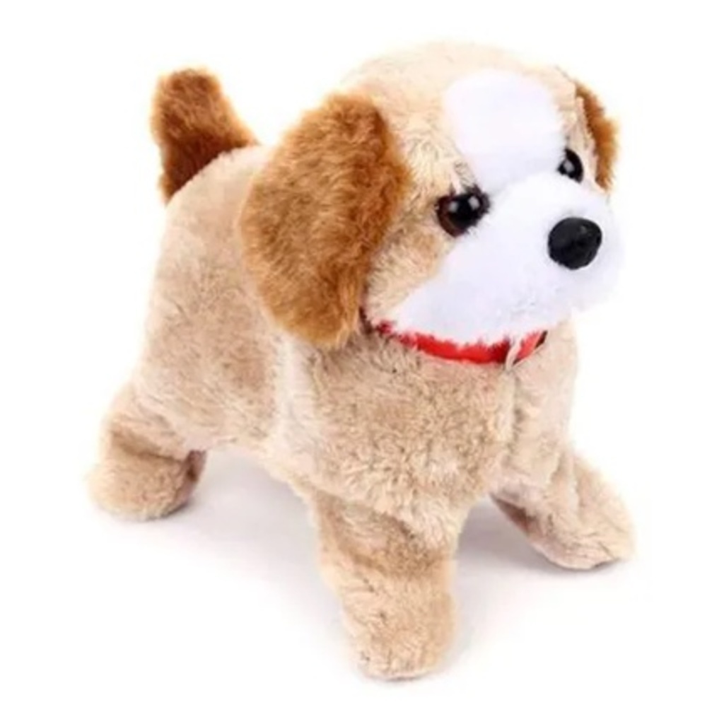 Cachorrinho de Pelúcia Pula Anda Late e que da Ca