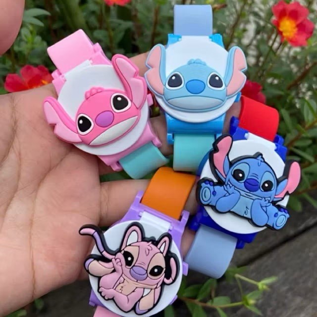 Relógio Digital LED Infantil Stitch com Estampa C