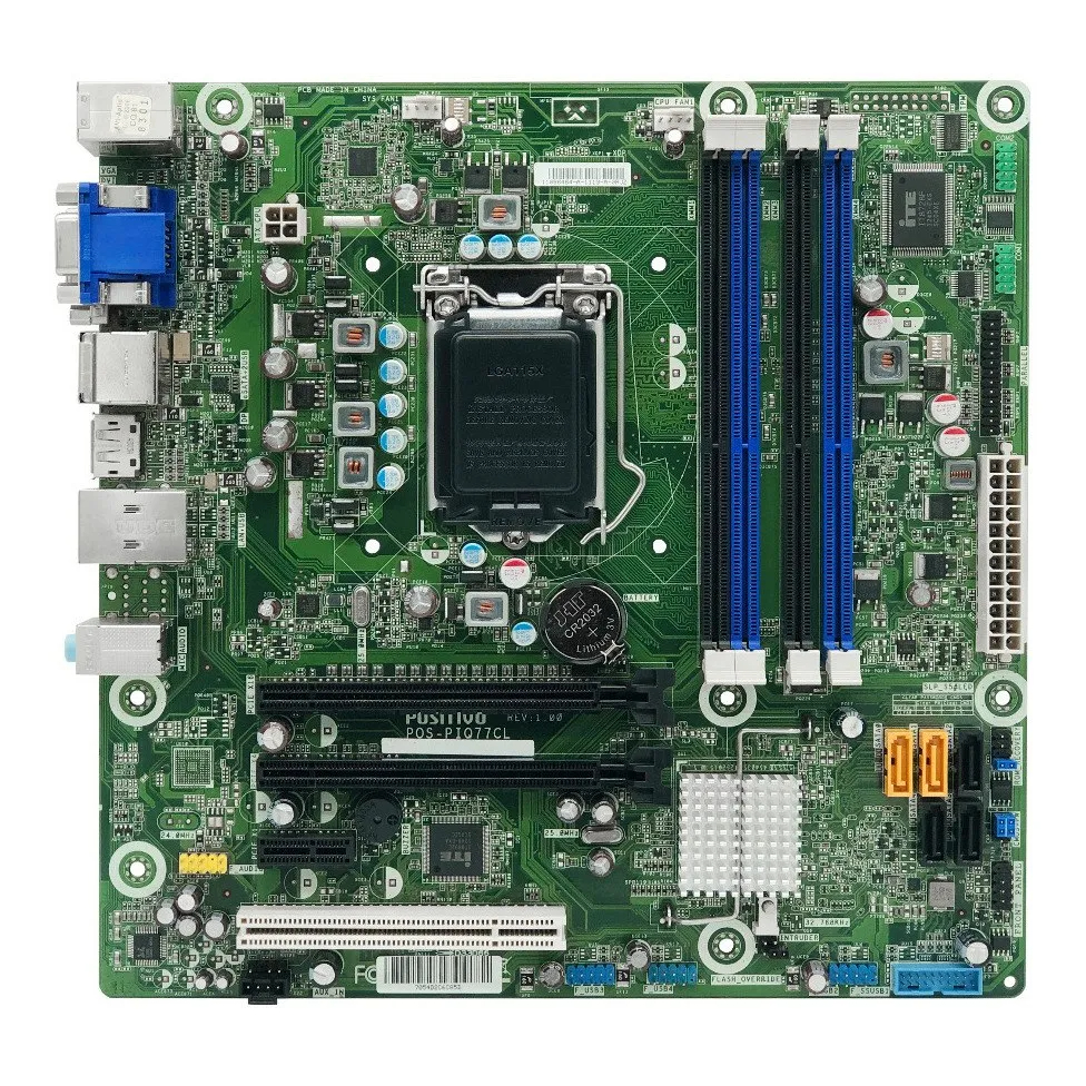 Placa Mae Positivo Pos-piq77cl Lga 1155 4x Slots d