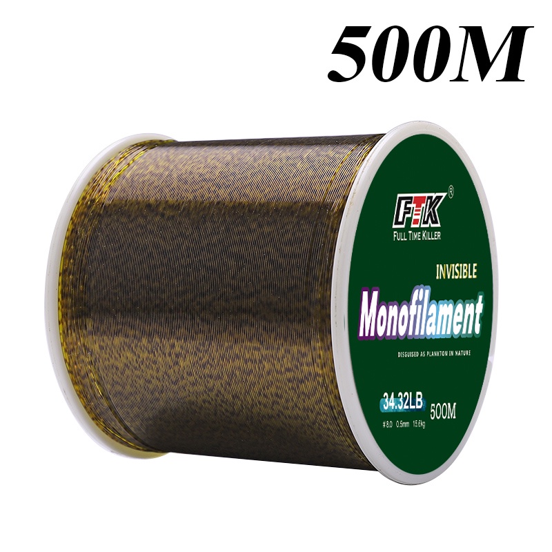 FTK 100m/300m/500m Linha De Pesca Em Nylon Isca Co