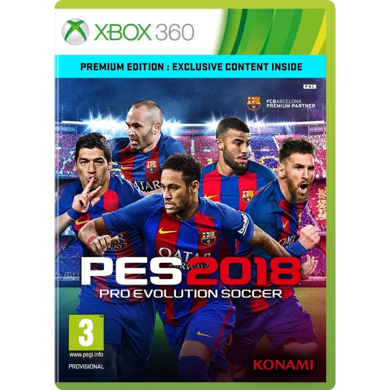 PES 2018 Pro Evolution Soccer Xbox 360 (LT 3.0/LTU