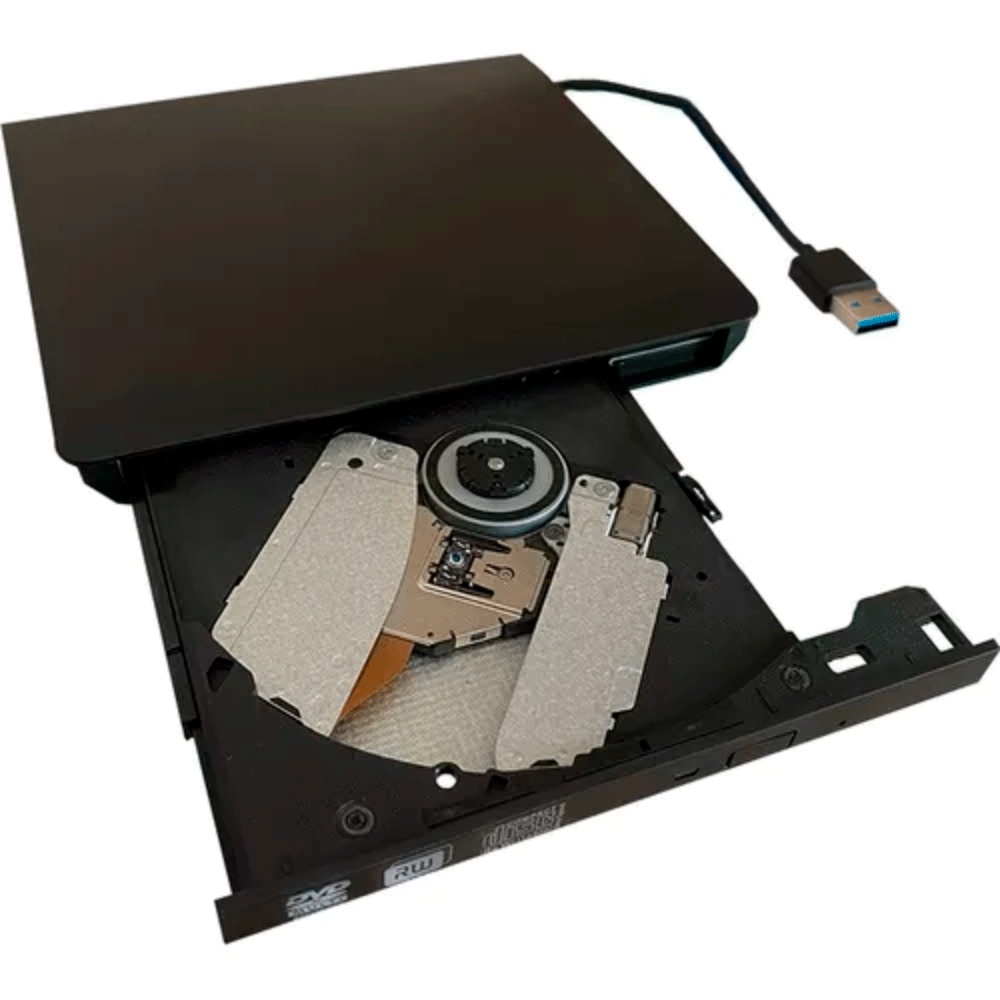 Gravador Dvd Leitor Externo Notebook Pc 3.0 Usb Sl