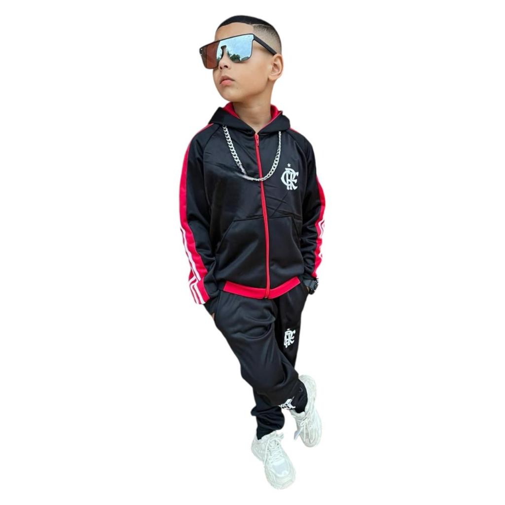 Kit Calça e casaco de inverno menino juvenil vest