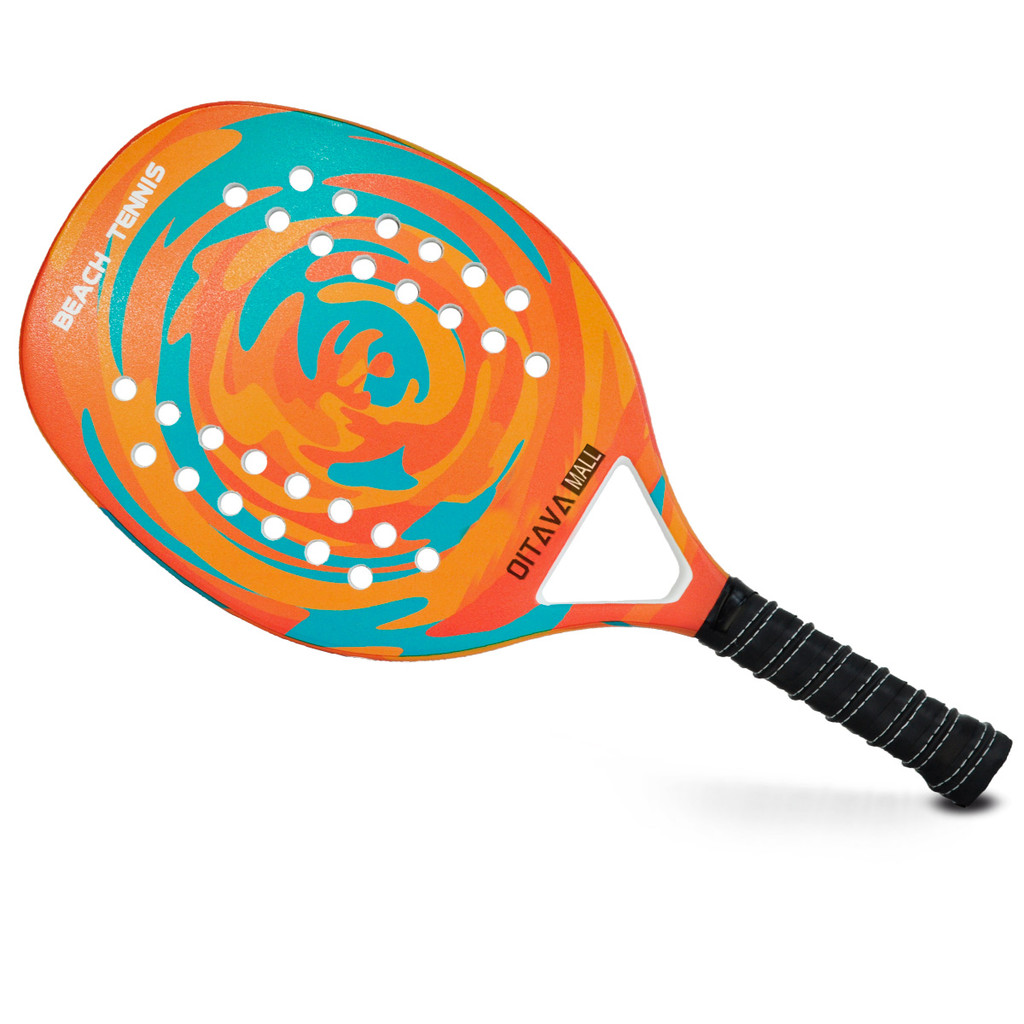 Raquete Beach Tennis Fibra De Carbono + Bolsa Tran