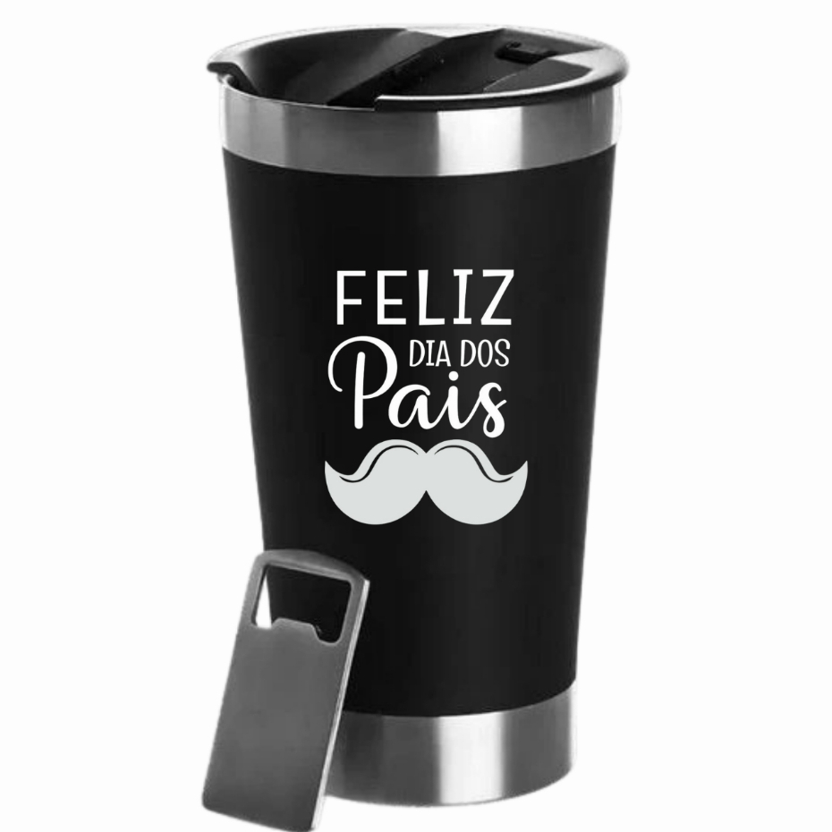 Copo Térmico 473ml Personalizado Dia dos Pais Pre