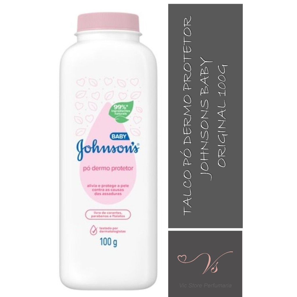 Talco Pó Dermo Protetor Johnsons Baby Original 10