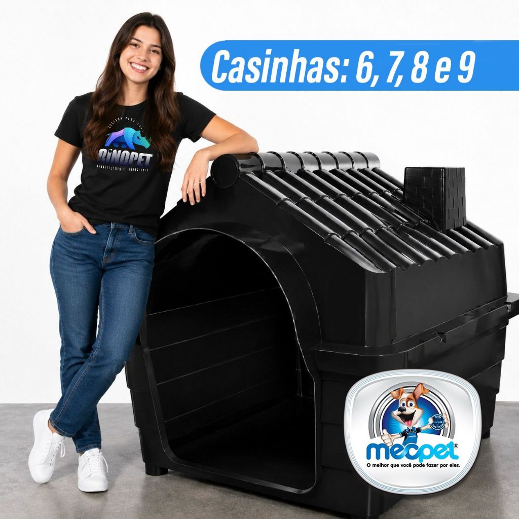 Casa Casinha Plástica Para Cachorro N6 N7 N8 N9 P