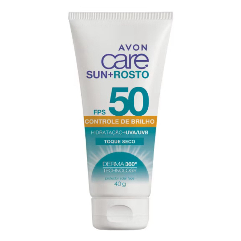 Protetor Solar Facial Avon Care FPS 50 Toque Seco