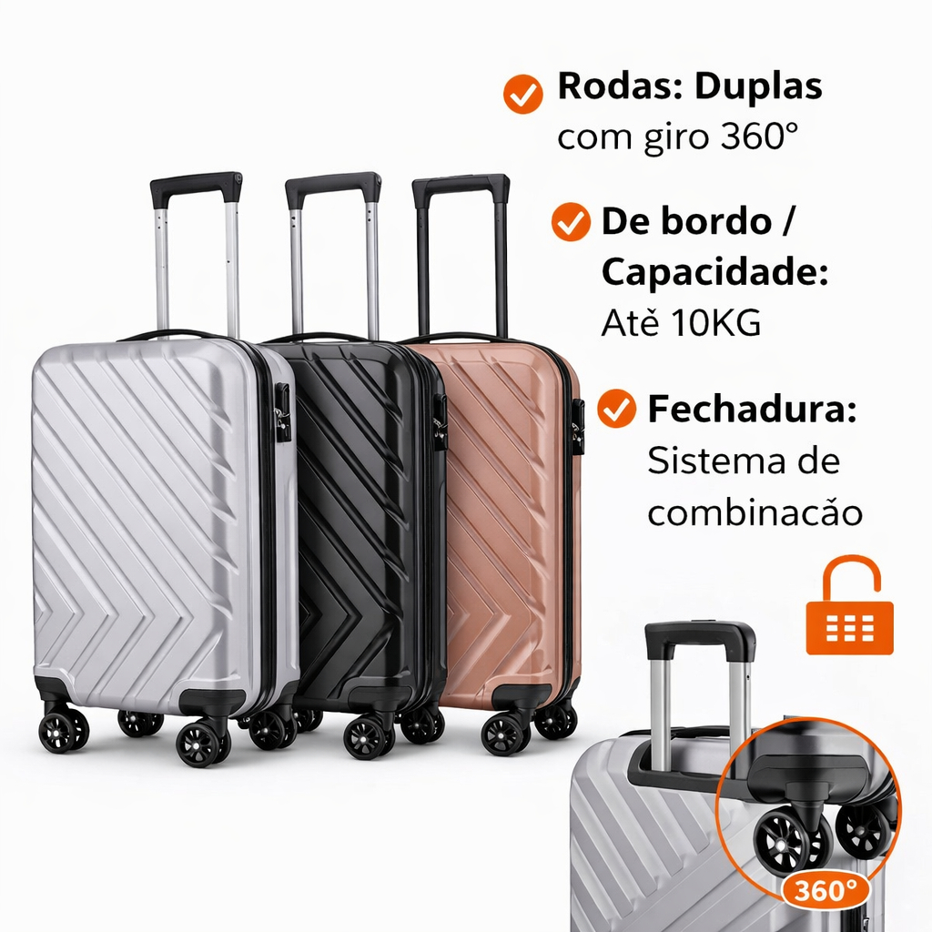 Mala de Viagem 10kg Padrão Anac De Bordo Bolsa de