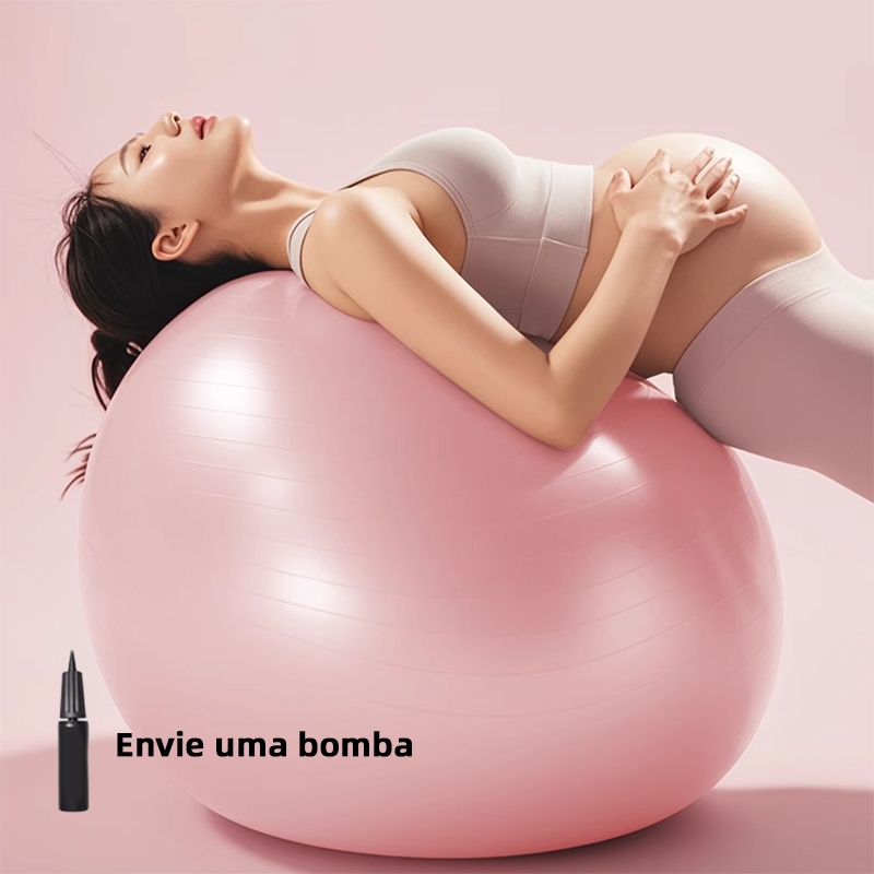 KIT Bola Suiça MaxBoost 55cm e 65cm Com bomba Pil