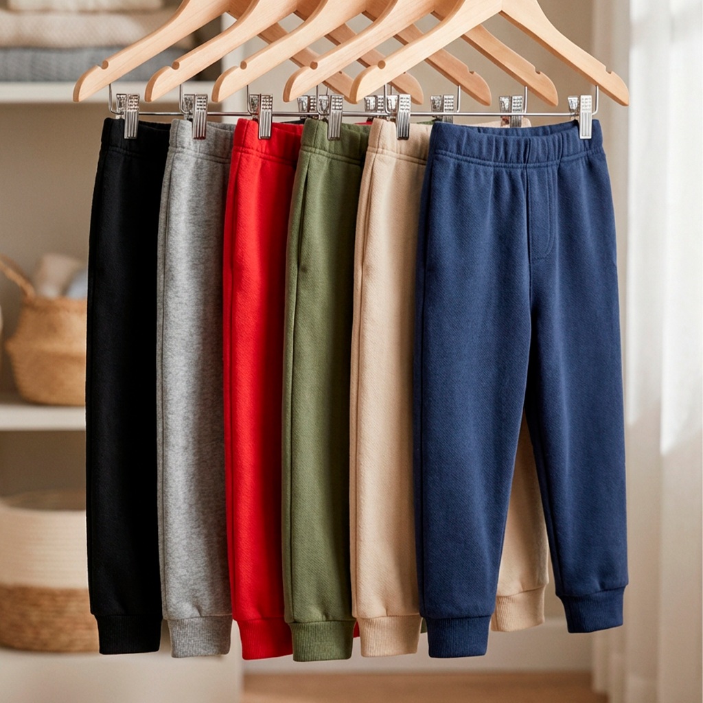 Kit 3 ou 5 Calça Moletom Infantil Menino Peluciad